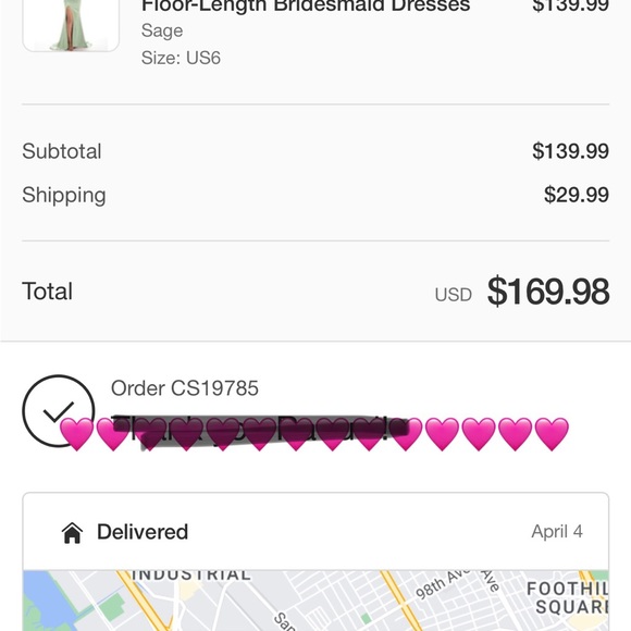 New bridesmaid dress - Picture 2 of 4